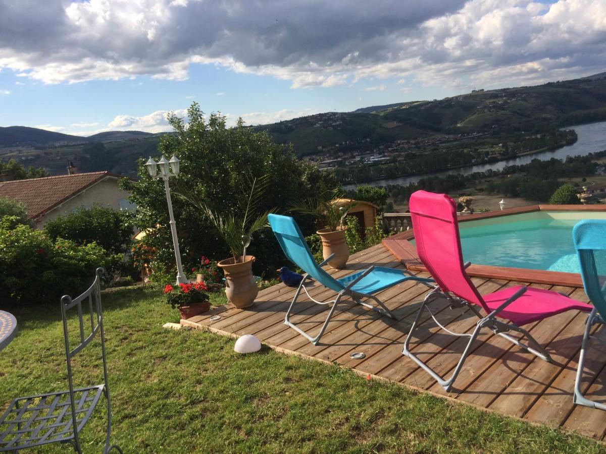 Villa Panoramique Saint-Clair-du-Rhone Esterno foto